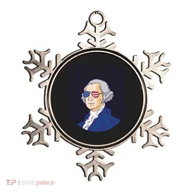 First George Washington Retro Ornament