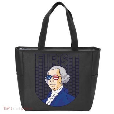 First George Washington Retro Tote Bag