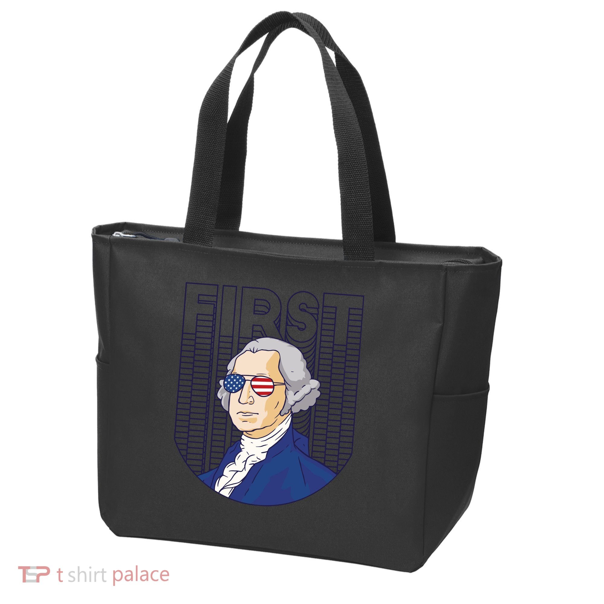First George Washington Retro Tote Bag