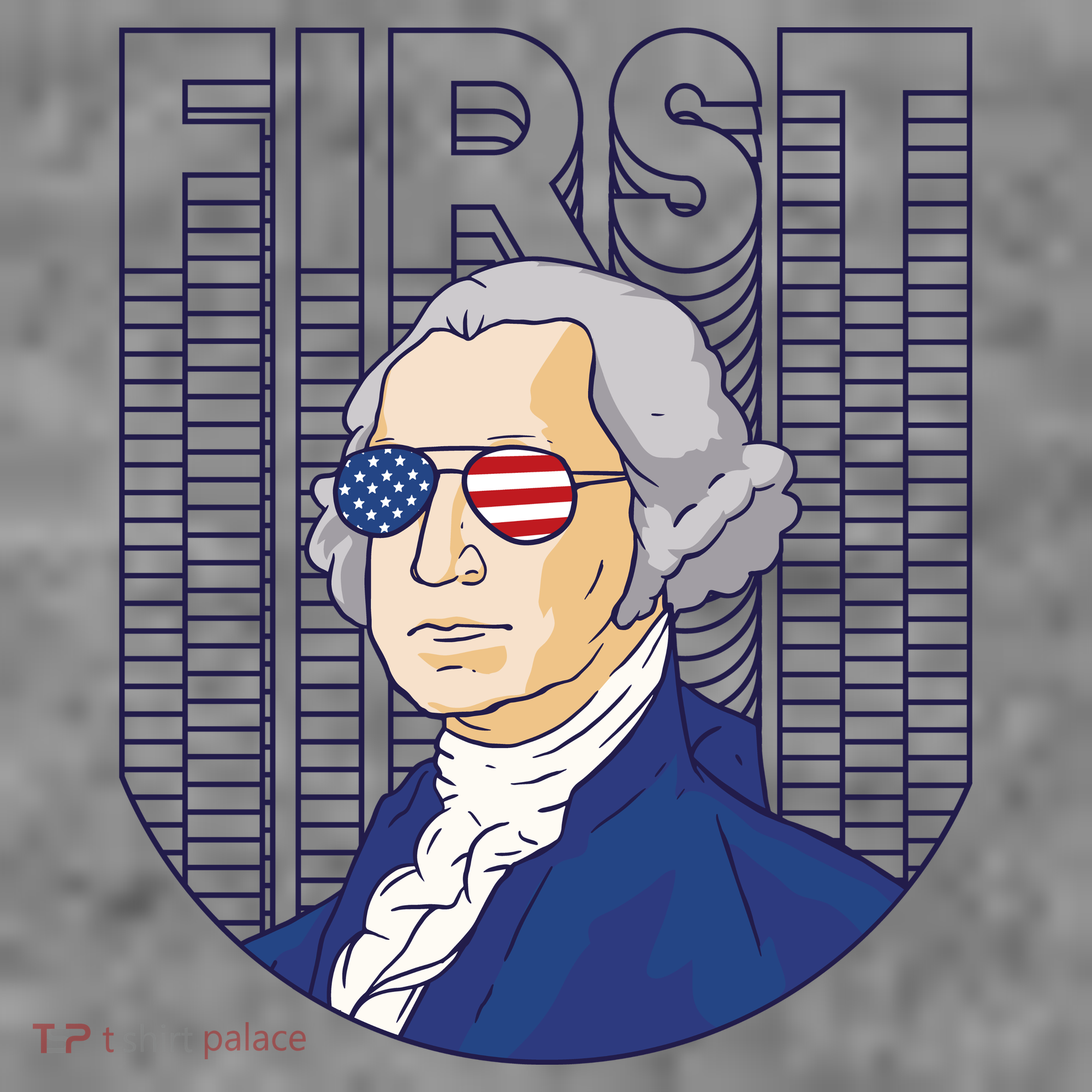 First George Washington Retro Doggie Tank