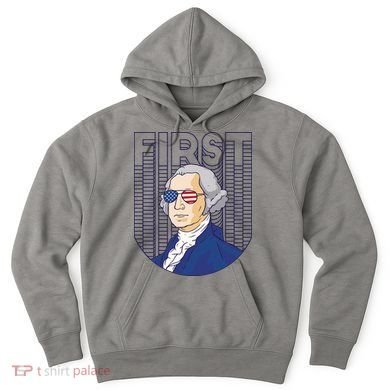 First George Washington Retro Hoodie
