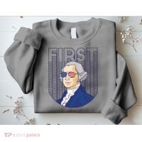 First George Washington Retro Sweatshirt thumb 2