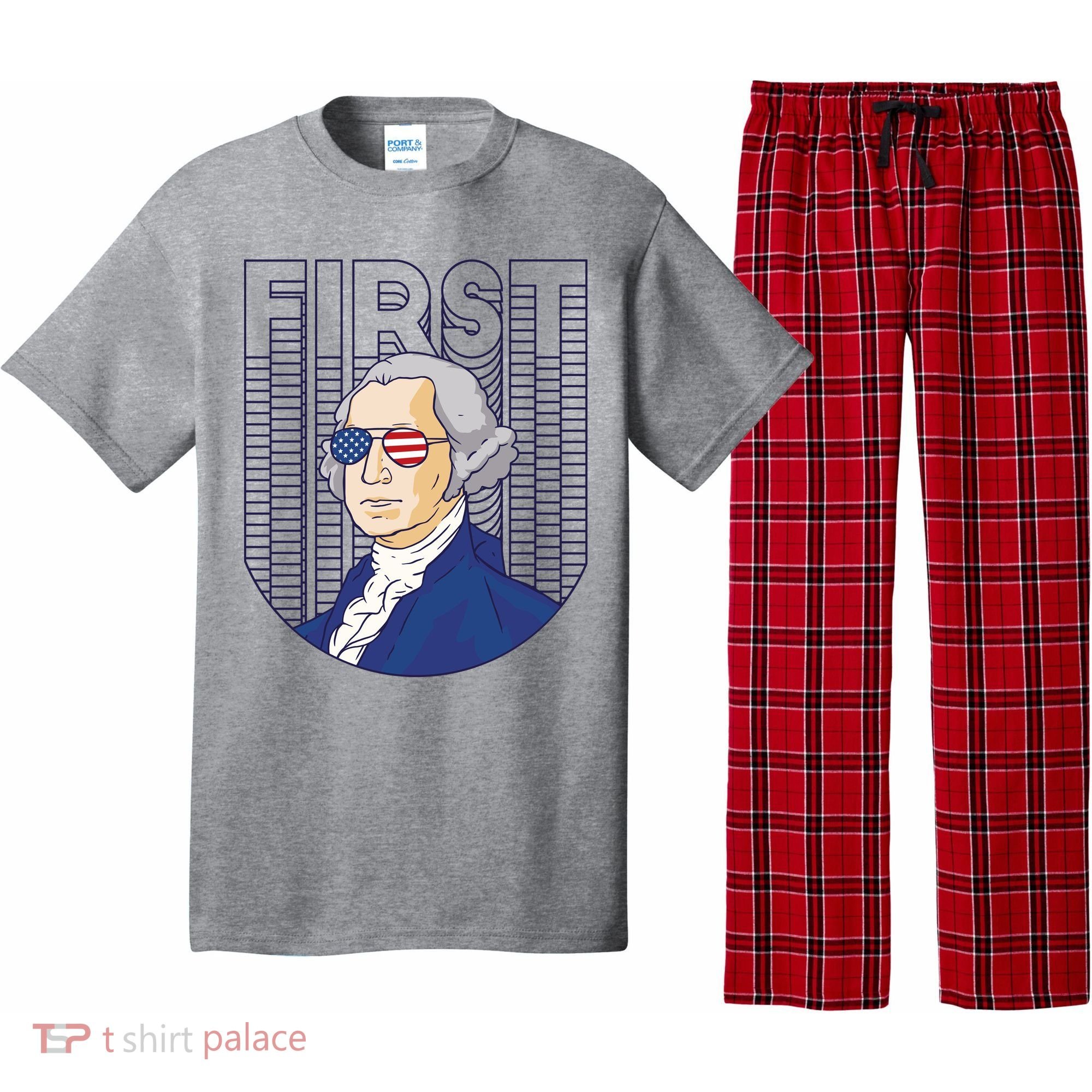 First George Washington Retro Pajama Set