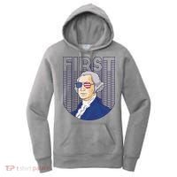 First George Washington Retro Women's Hoodie thumb 0