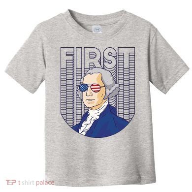 First George Washington Retro Toddler T-Shirt