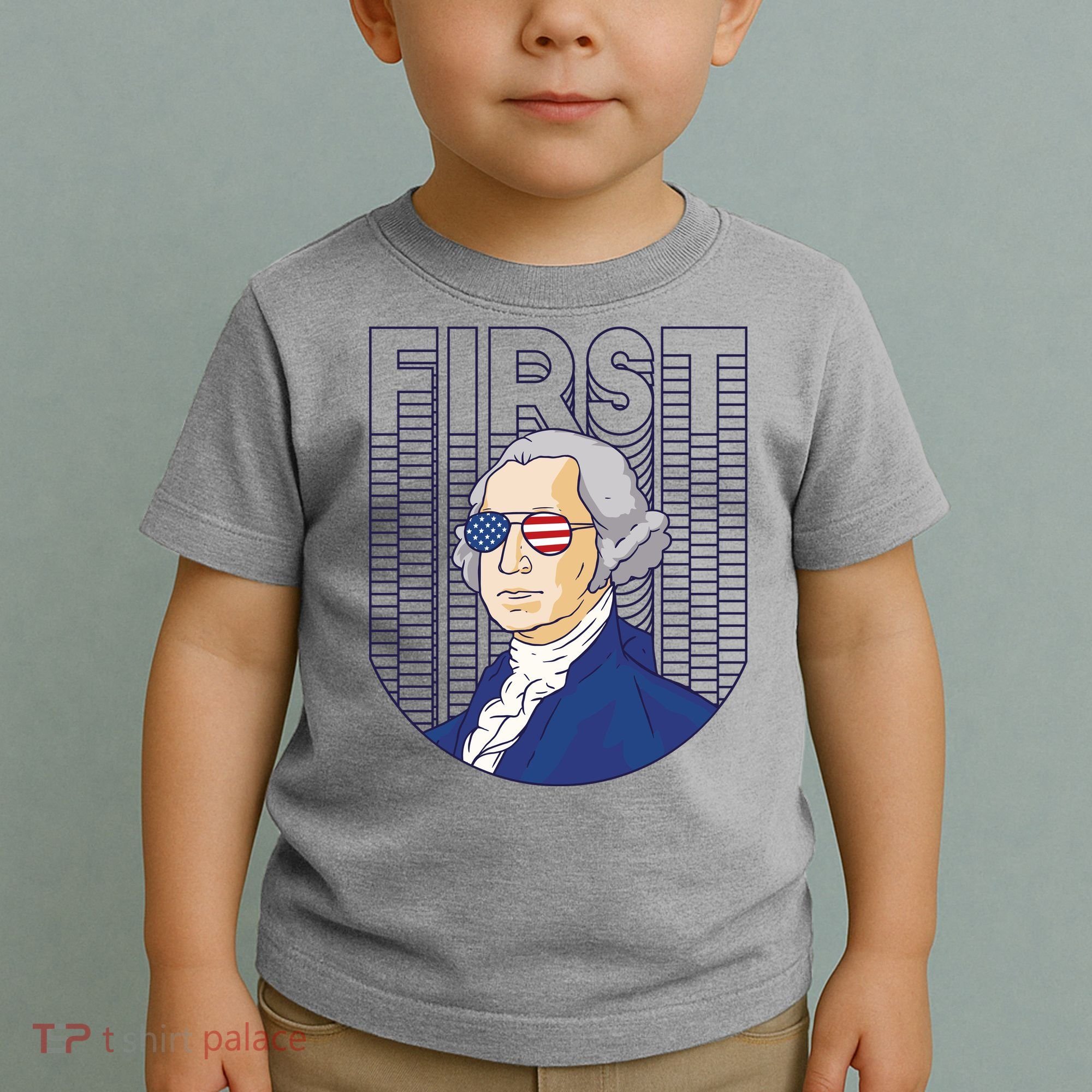 First George Washington Retro Toddler T-Shirt
