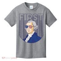 First George Washington Retro Kids T-Shirt thumb 0