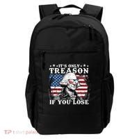 Funny George Washington Its Only Treason If You Lose Backpack thumb 0
