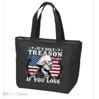 Funny George Washington Its Only Treason If You Lose Tote Bag thumb 3