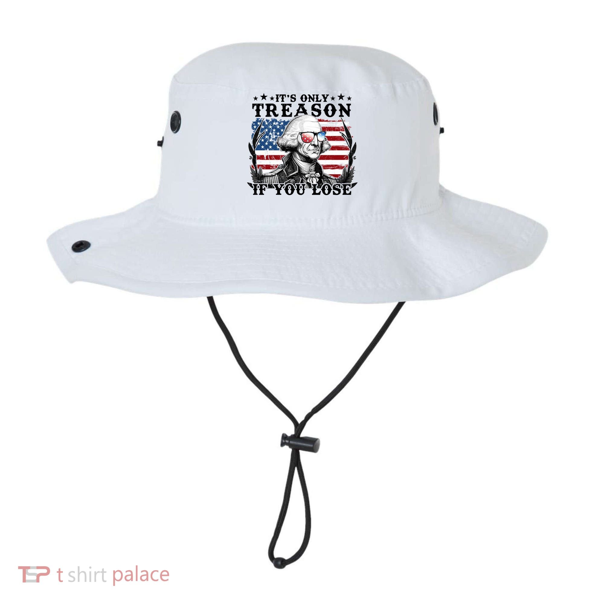 Funny George Washington Its Only Treason If You Lose Bucket Hat
