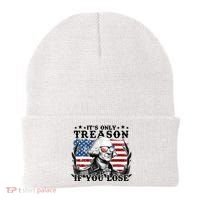Funny George Washington Its Only Treason If You Lose Beanie thumb 0