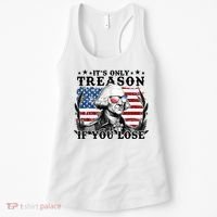 Funny George Washington Its Only Treason If You Lose Women's Tank Top thumb 0