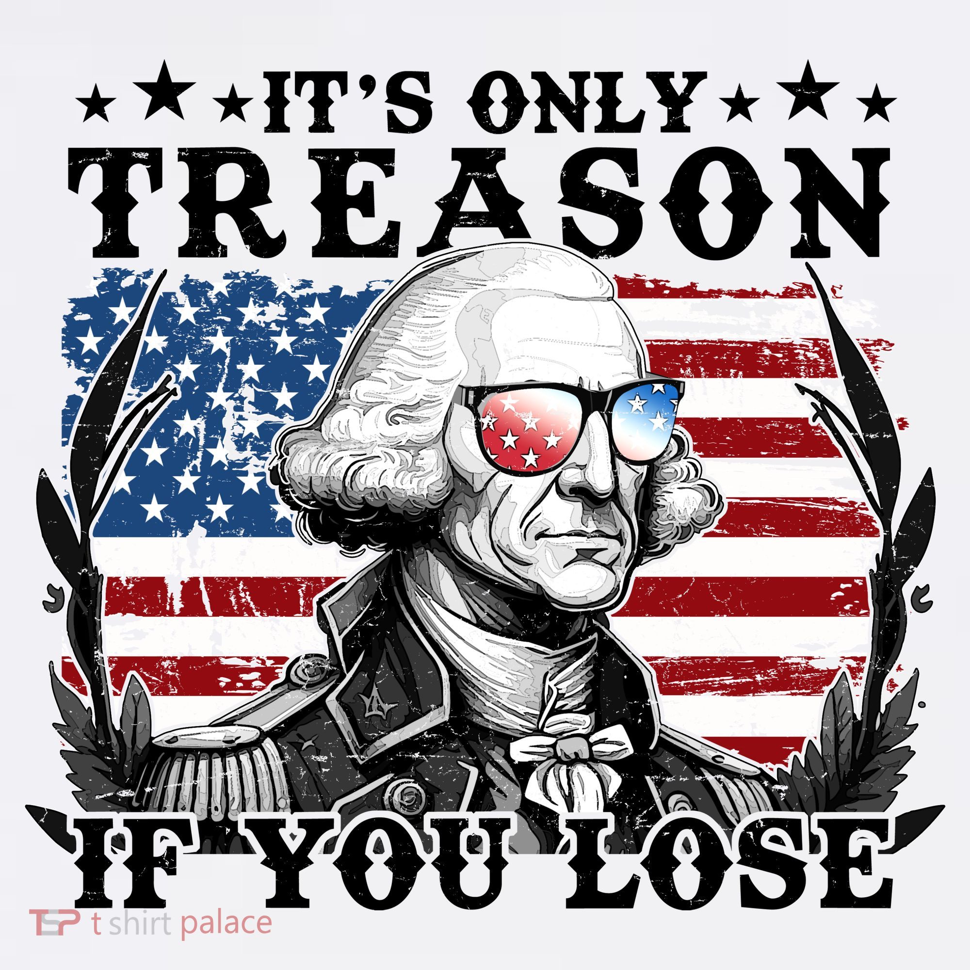 Funny George Washington Its Only Treason If You Lose Women's Tank Top