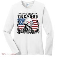 Funny George Washington Its Only Treason If You Lose Women's Long Sleeve Shirt thumb 0
