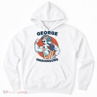 Funny George Washinguns Workout Patriotic 4th Of July Gift Hoodie thumb 0
