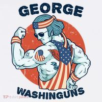 Funny George Washinguns Workout Patriotic 4th Of July Gift Sweatshirt thumb 3