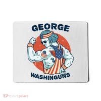 Funny George Washinguns Workout Patriotic 4th Of July Gift Mousepad thumb 0