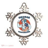Funny George Washinguns Workout Patriotic 4th Of July Gift Ornament thumb 0