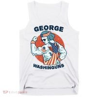 Funny George Washinguns Workout Patriotic 4th Of July Gift Tank Top thumb 0