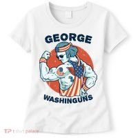 Funny George Washinguns Workout Patriotic 4th Of July Gift Women's T-Shirt thumb 0