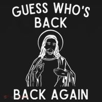 Funny Guess Whos Back Back Again Easter Jesus Christian Apron thumb 3