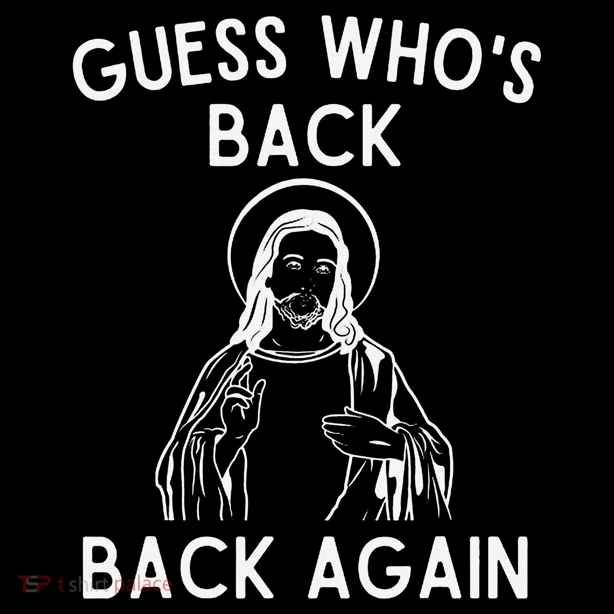 Funny Guess Whos Back Back Again Easter Jesus Christian Coaster