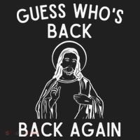 Funny Guess Whos Back Back Again Easter Jesus Christian Hat thumb 2