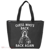 Funny Guess Whos Back Back Again Easter Jesus Christian Tote Bag thumb 0