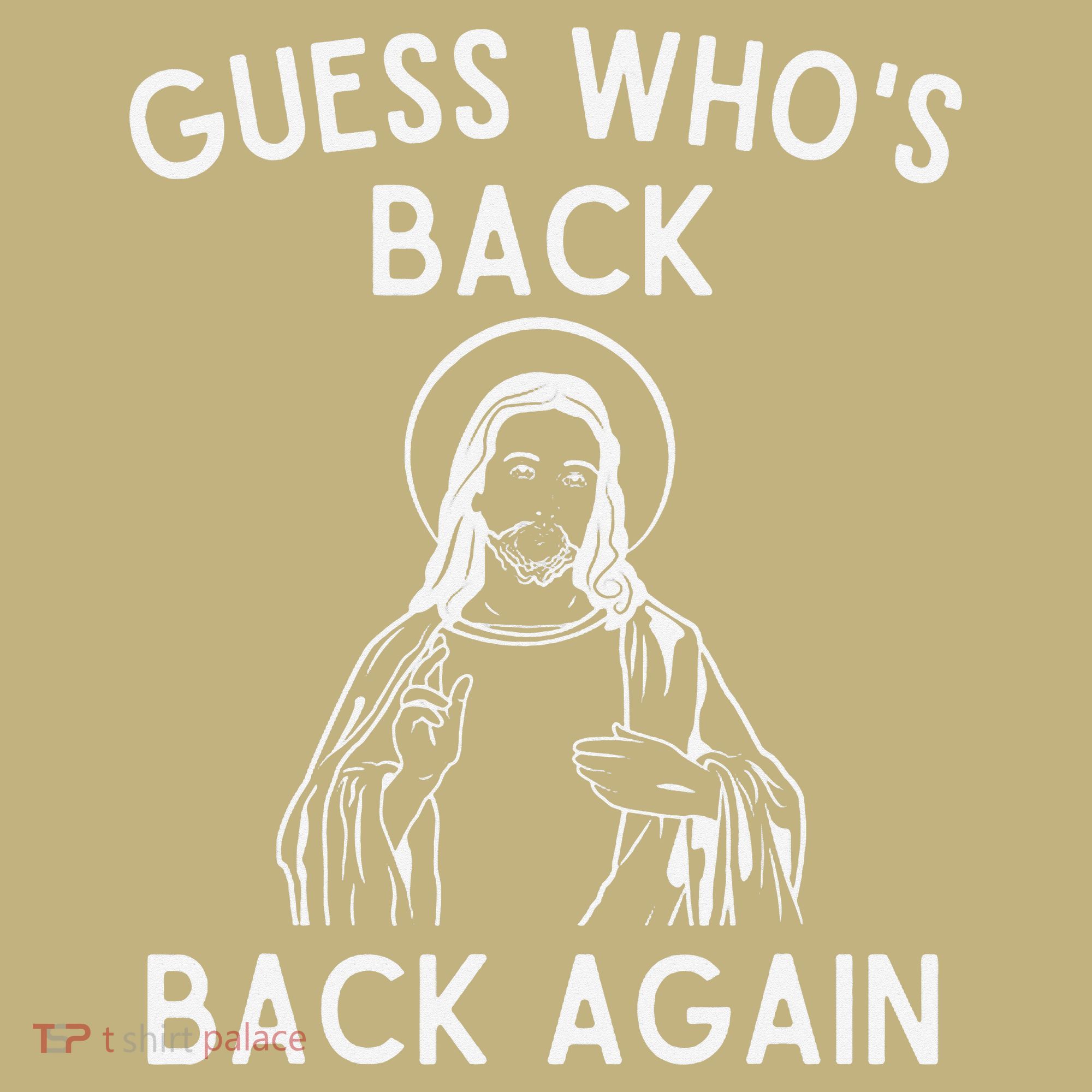 Funny Guess Whos Back Back Again Easter Jesus Christian Mousepad