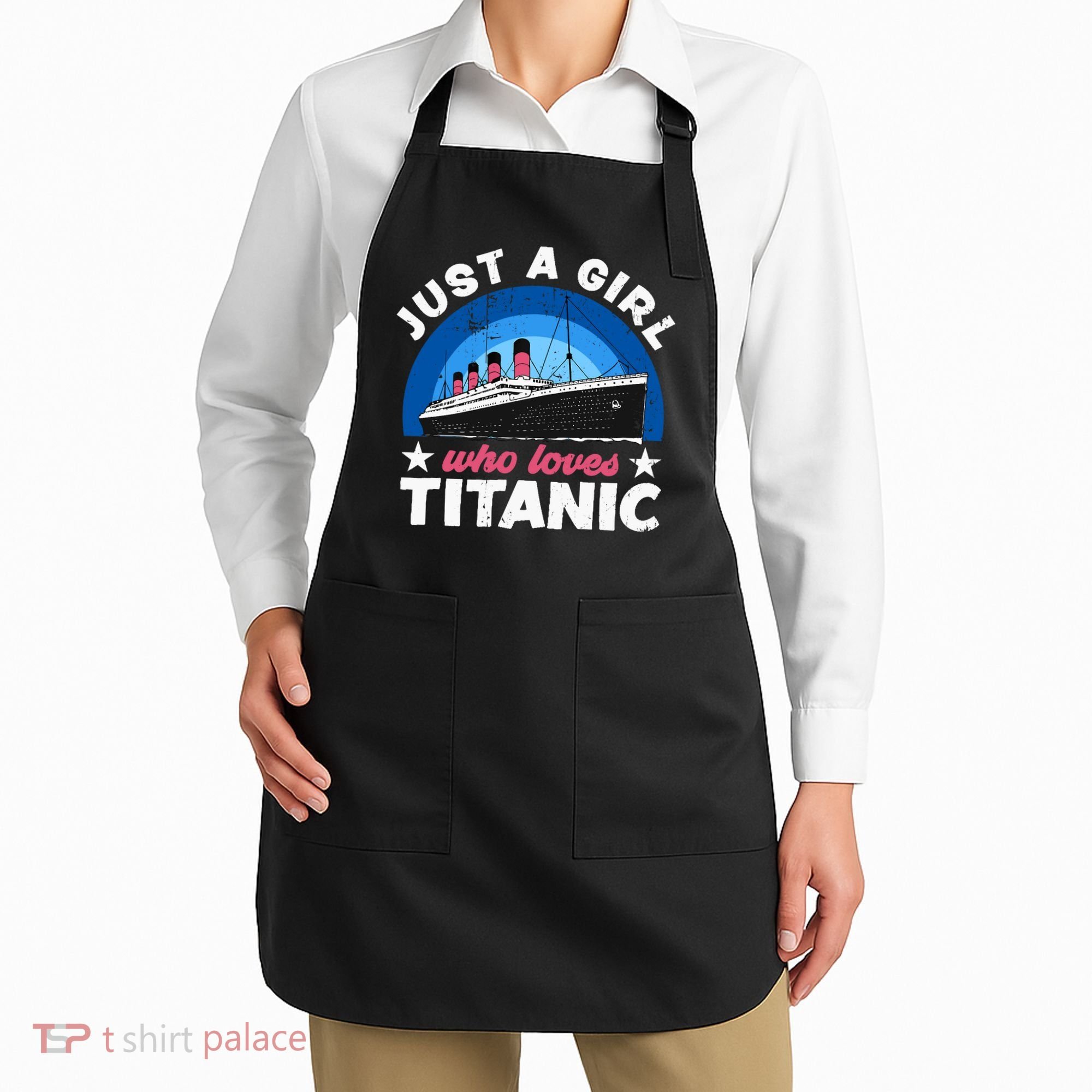 For Girl Who Just Love The Rms Titanic Apron