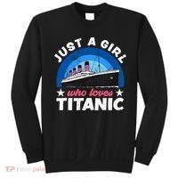 For Girl Who Just Love The Rms Titanic Sweatshirt thumb 0