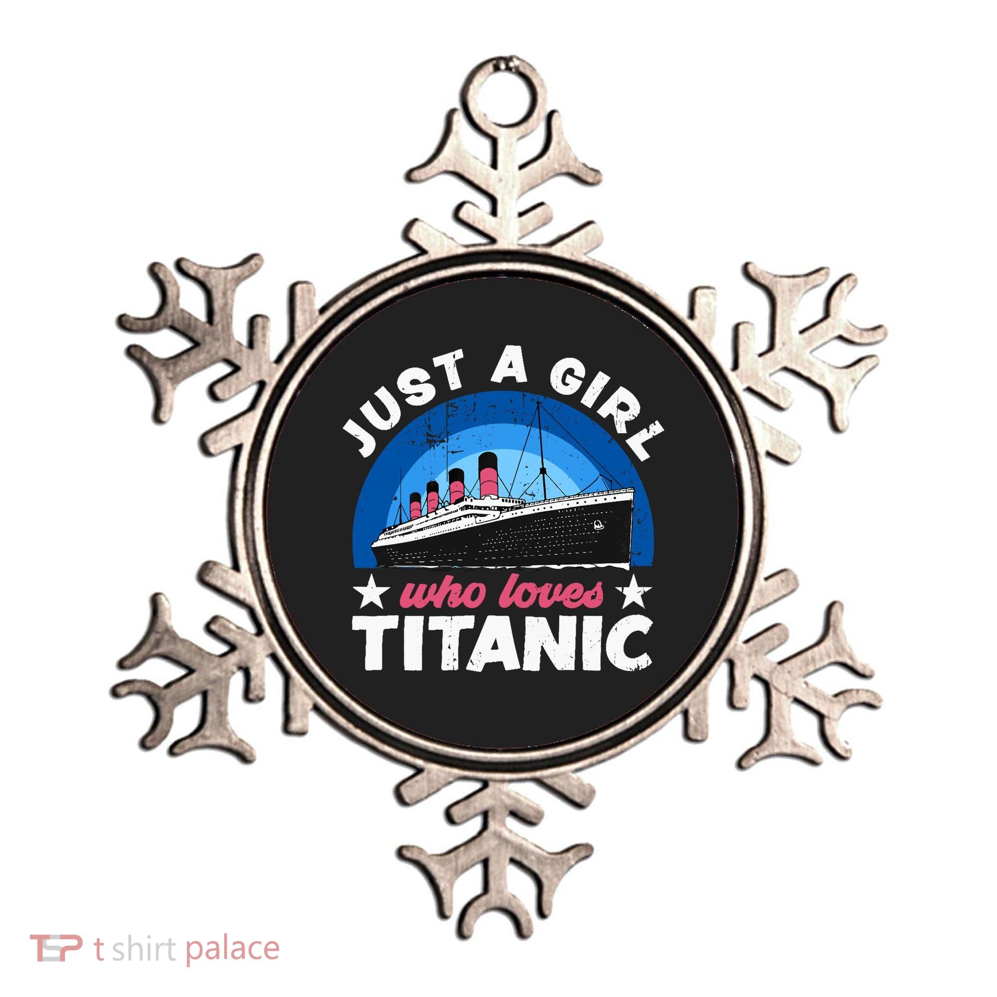 For Girl Who Just Love The Rms Titanic Ornament