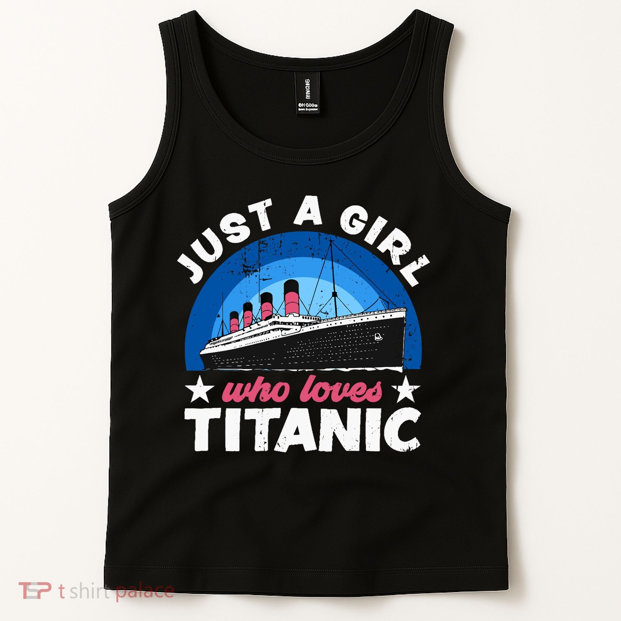 For Girl Who Just Love The Rms Titanic Tank Top
