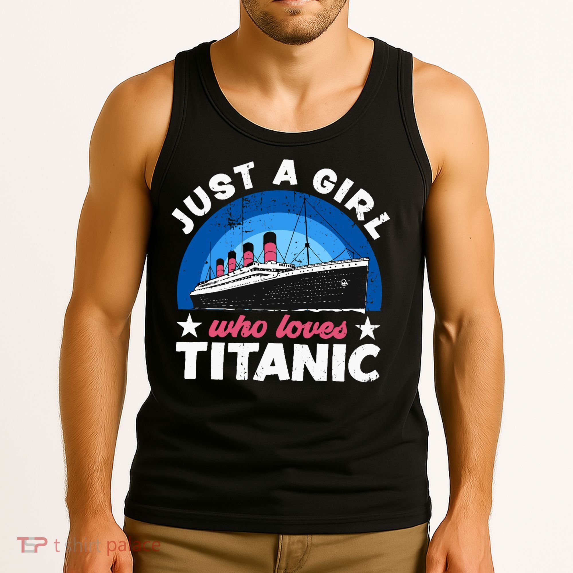 For Girl Who Just Love The Rms Titanic Tank Top