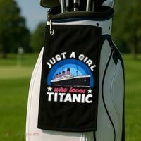 For Girl Who Just Love The Rms Titanic Golf Towel thumb 2