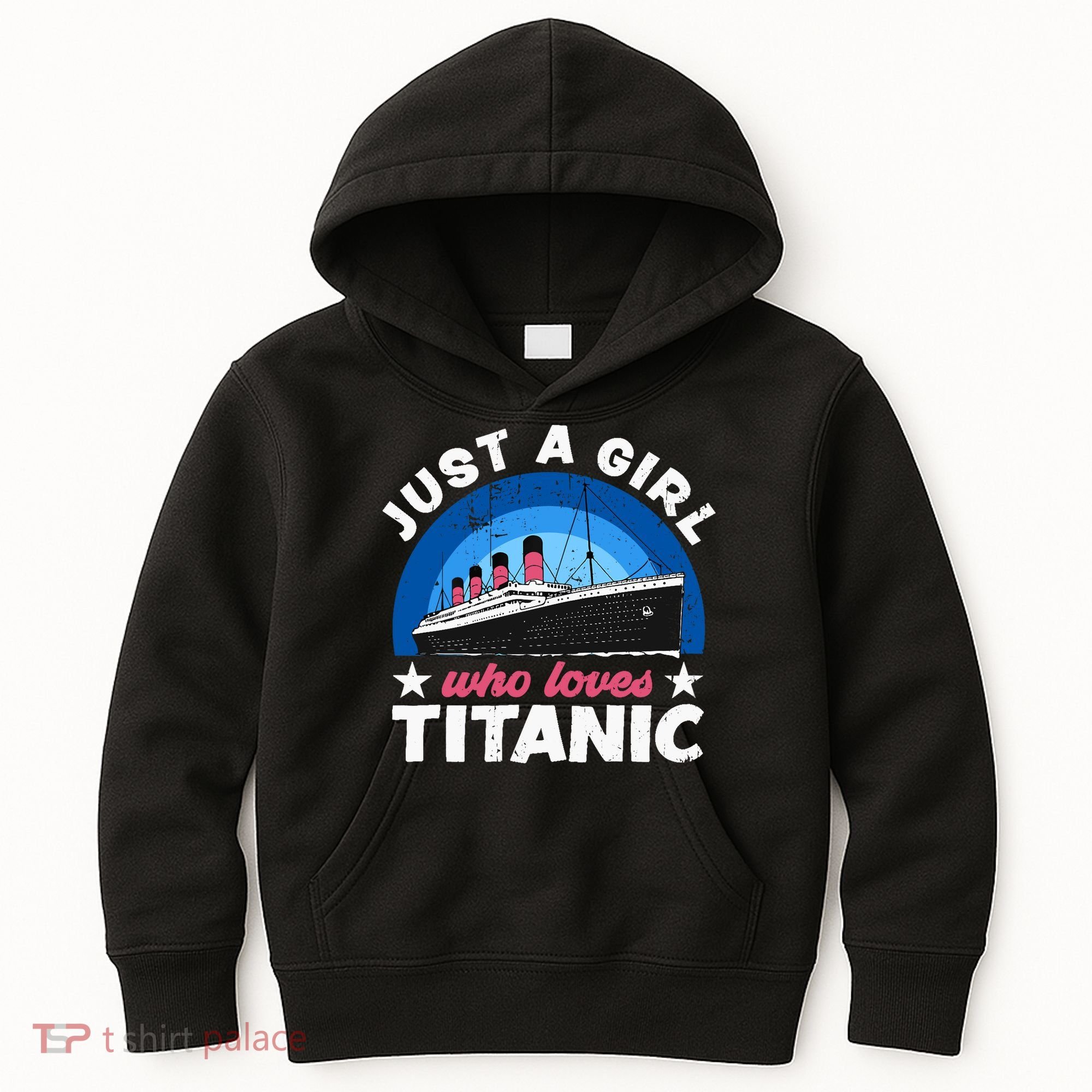 For Girl Who Just Love The Rms Titanic Kids Hoodie