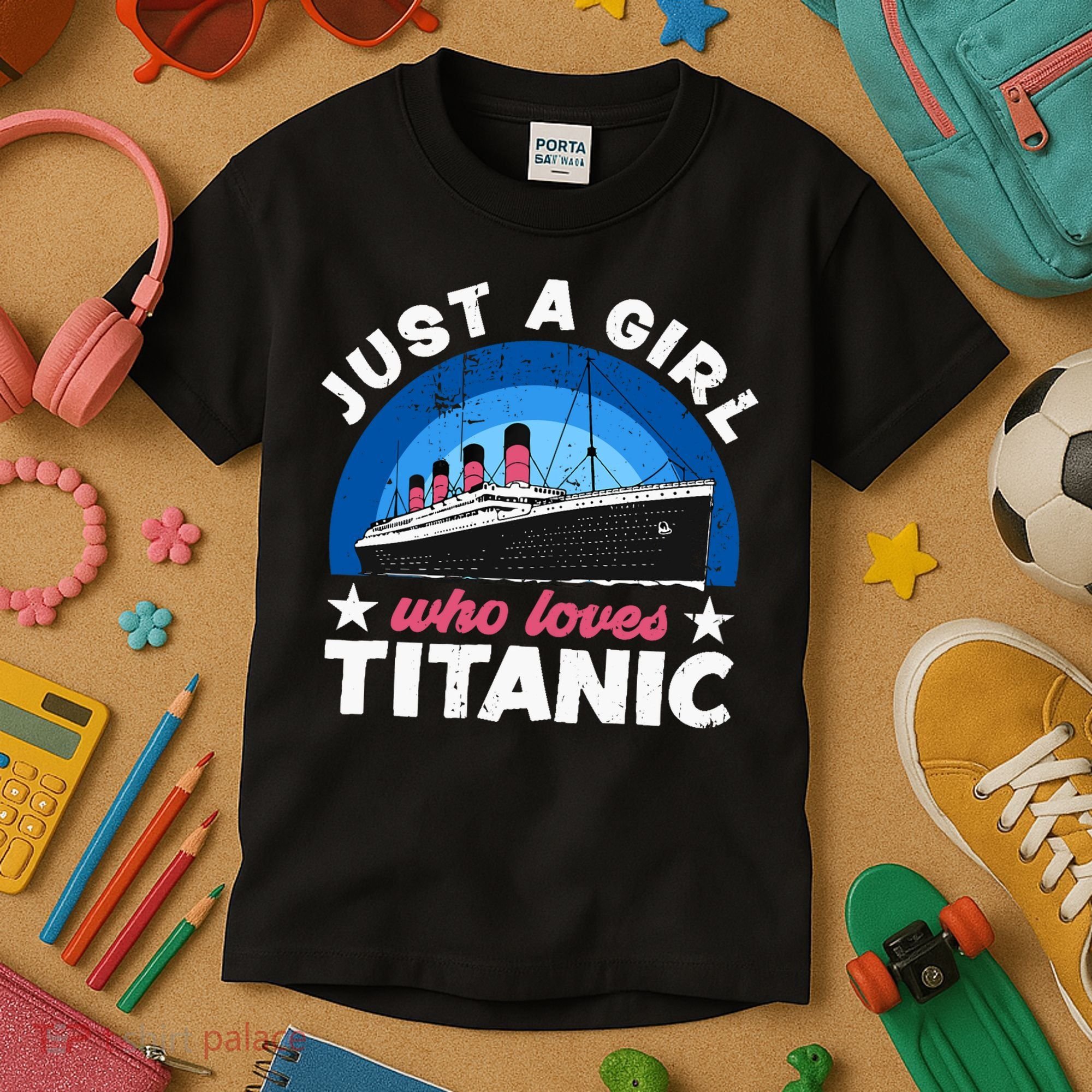 For Girl Who Just Love The Rms Titanic Kids T-Shirt