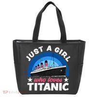 For Girl Who Just Love The Rms Titanic Tote Bag thumb 0