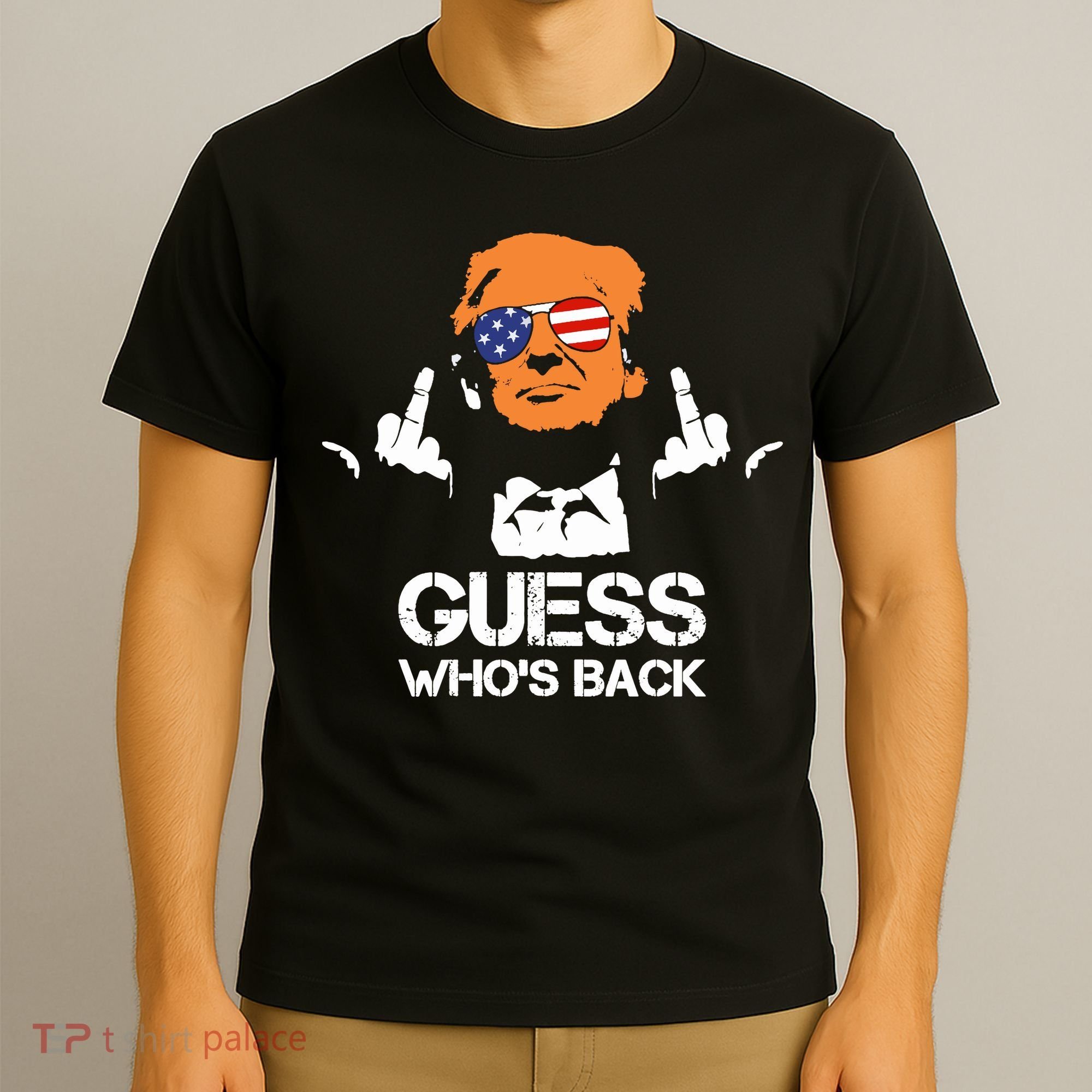 Funny Guess Who Is Back President Trump 2024 T-Shirt