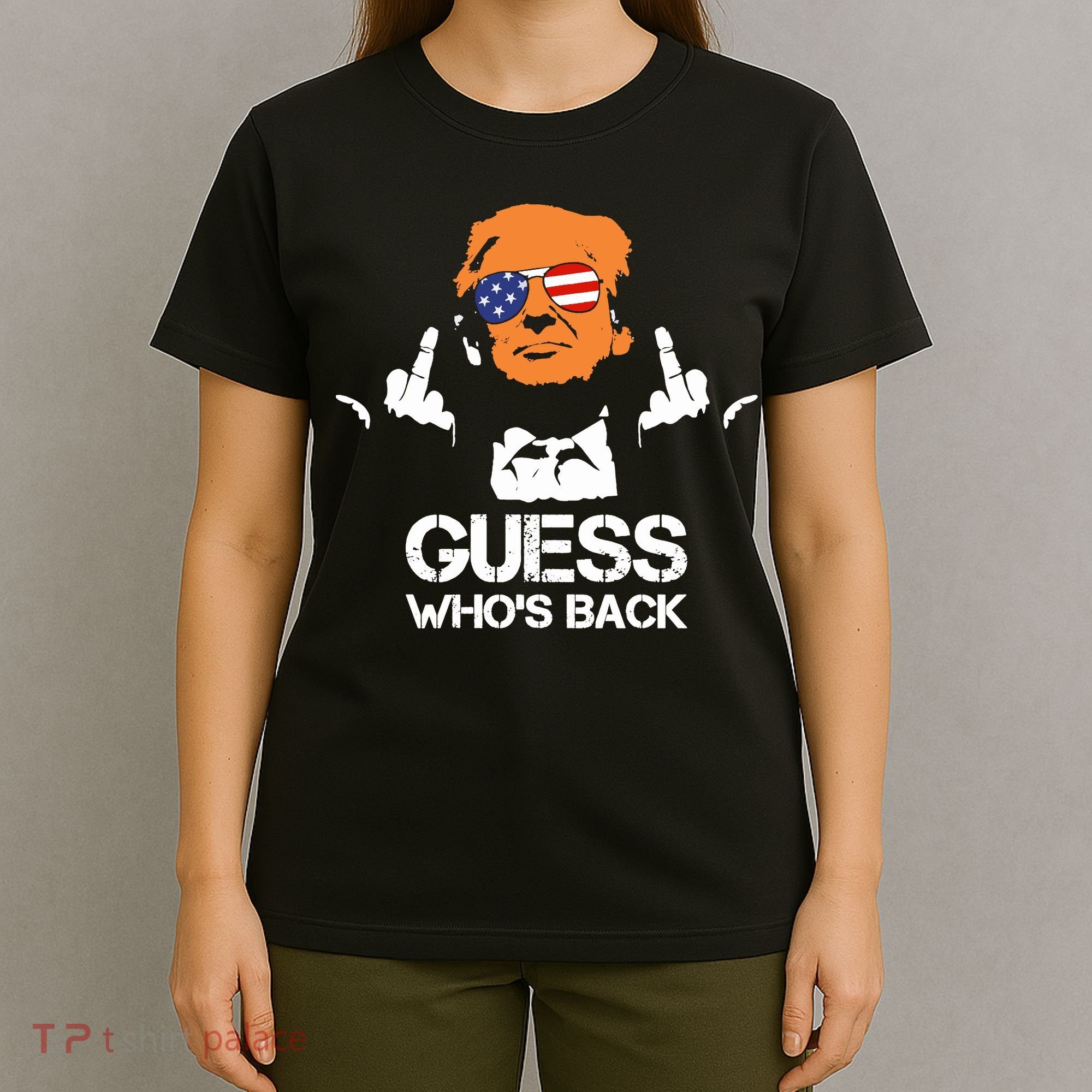 Funny Guess Who Is Back President Trump 2024 T-Shirt