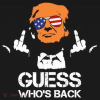 Funny Guess Who Is Back President Trump 2024 Women's Tank Top thumb 5