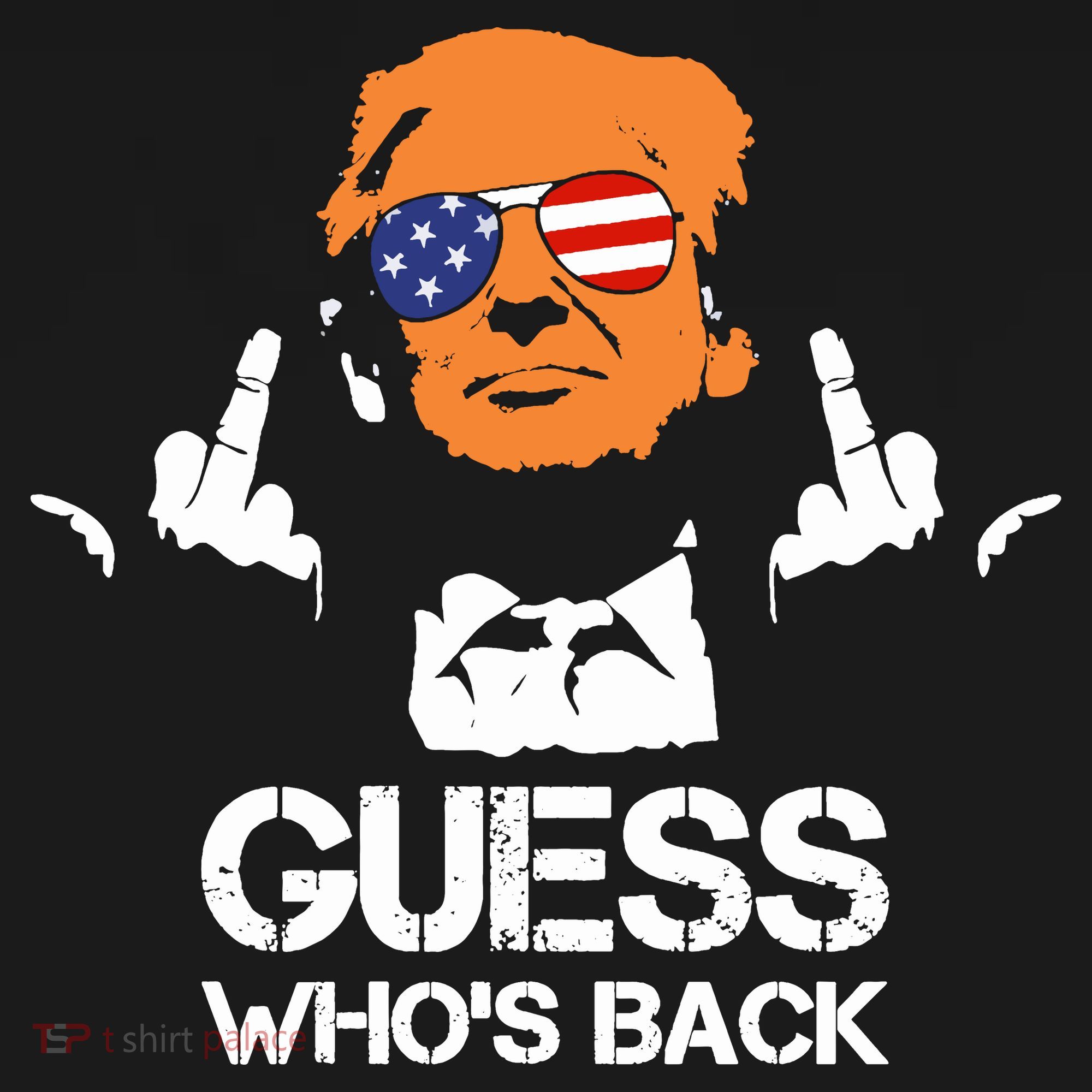 Funny Guess Who Is Back President Trump 2024 Women's Tank Top