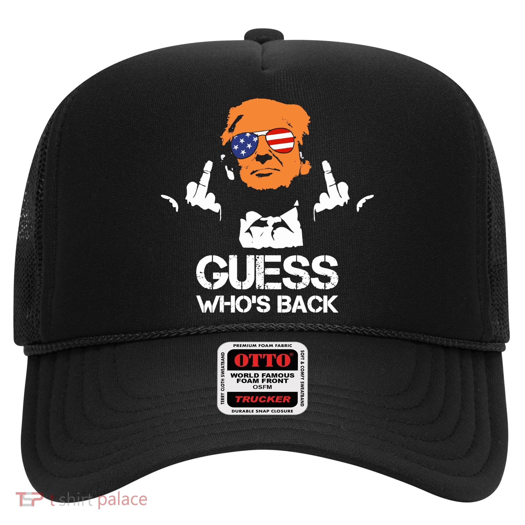 Funny Guess Who Is Back President Trump 2024 Hat