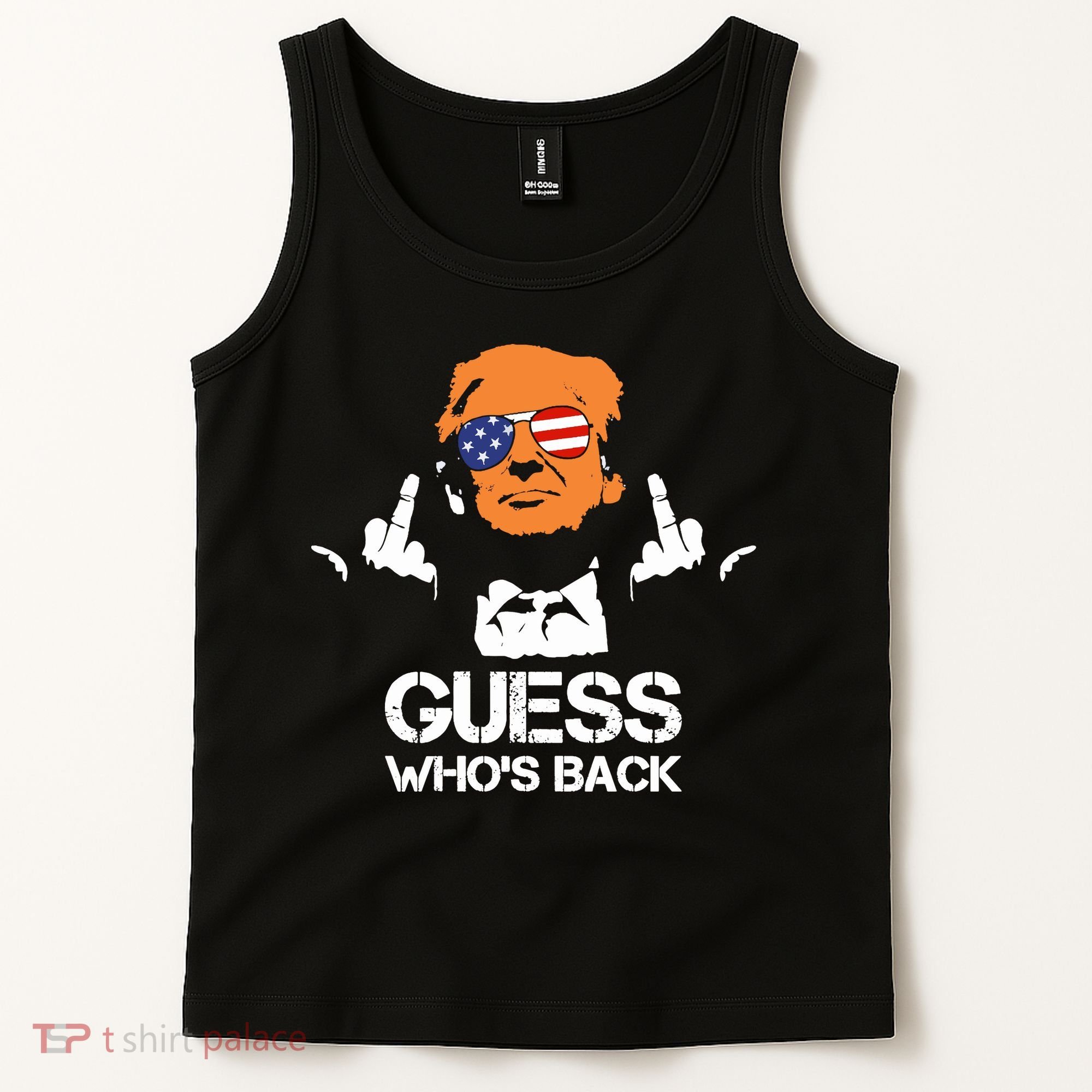Funny Guess Who Is Back President Trump 2024 Tank Top