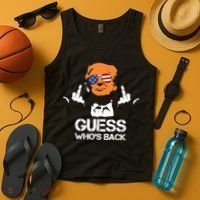 Funny Guess Who Is Back President Trump 2024 Tank Top thumb 4