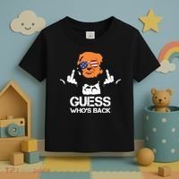 Funny Guess Who Is Back President Trump 2024 Toddler T-Shirt thumb 3