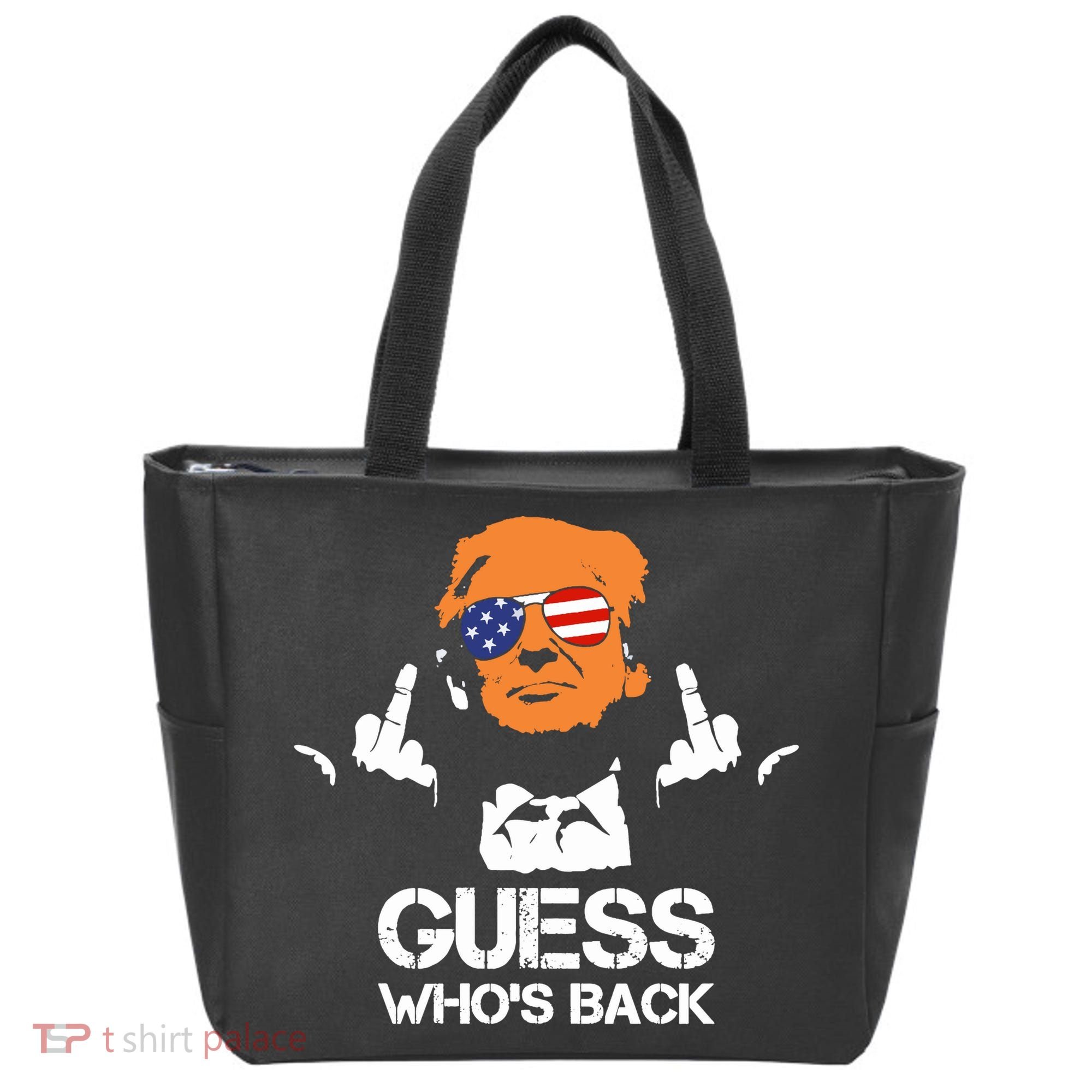 Funny Guess Who Is Back President Trump 2024 Tote Bag
