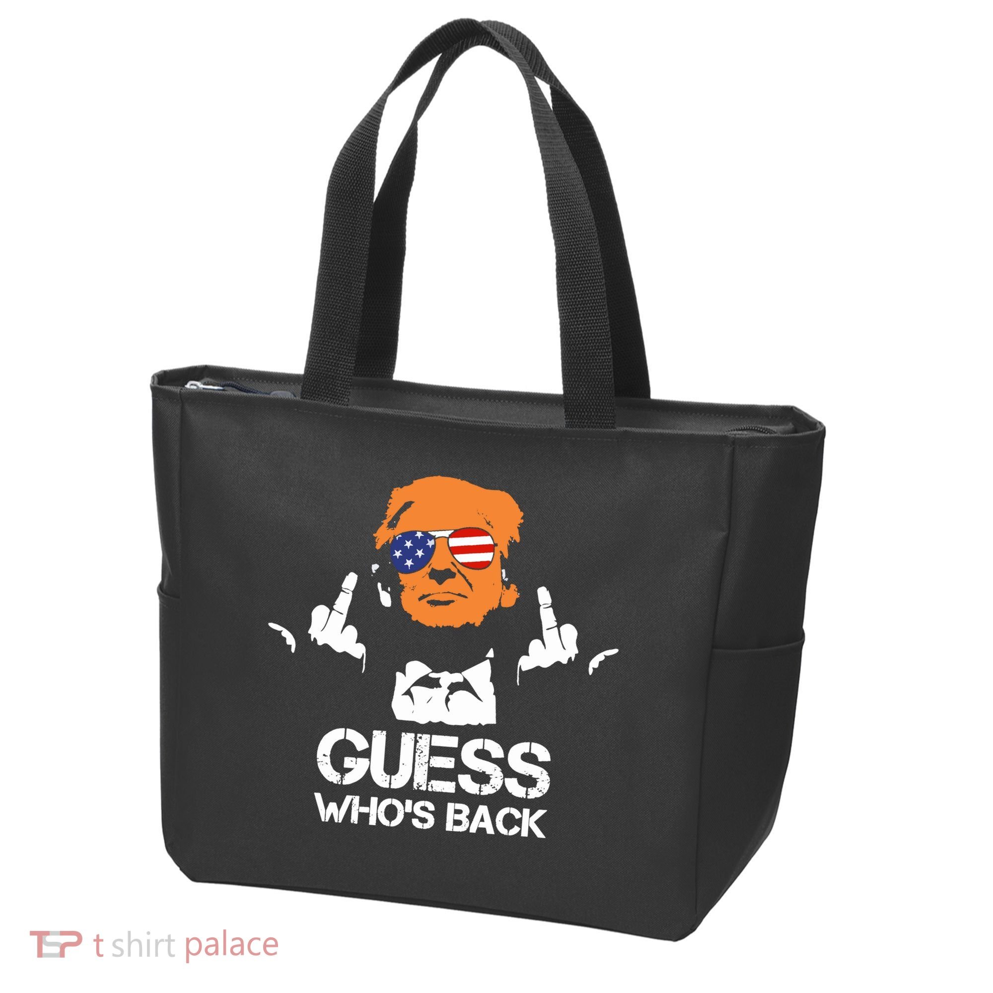 Funny Guess Who Is Back President Trump 2024 Tote Bag
