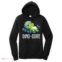 Funny Gym Workout Dinosaur Weight Lifting Gym Dino Sore Women's Hoodie thumb 0