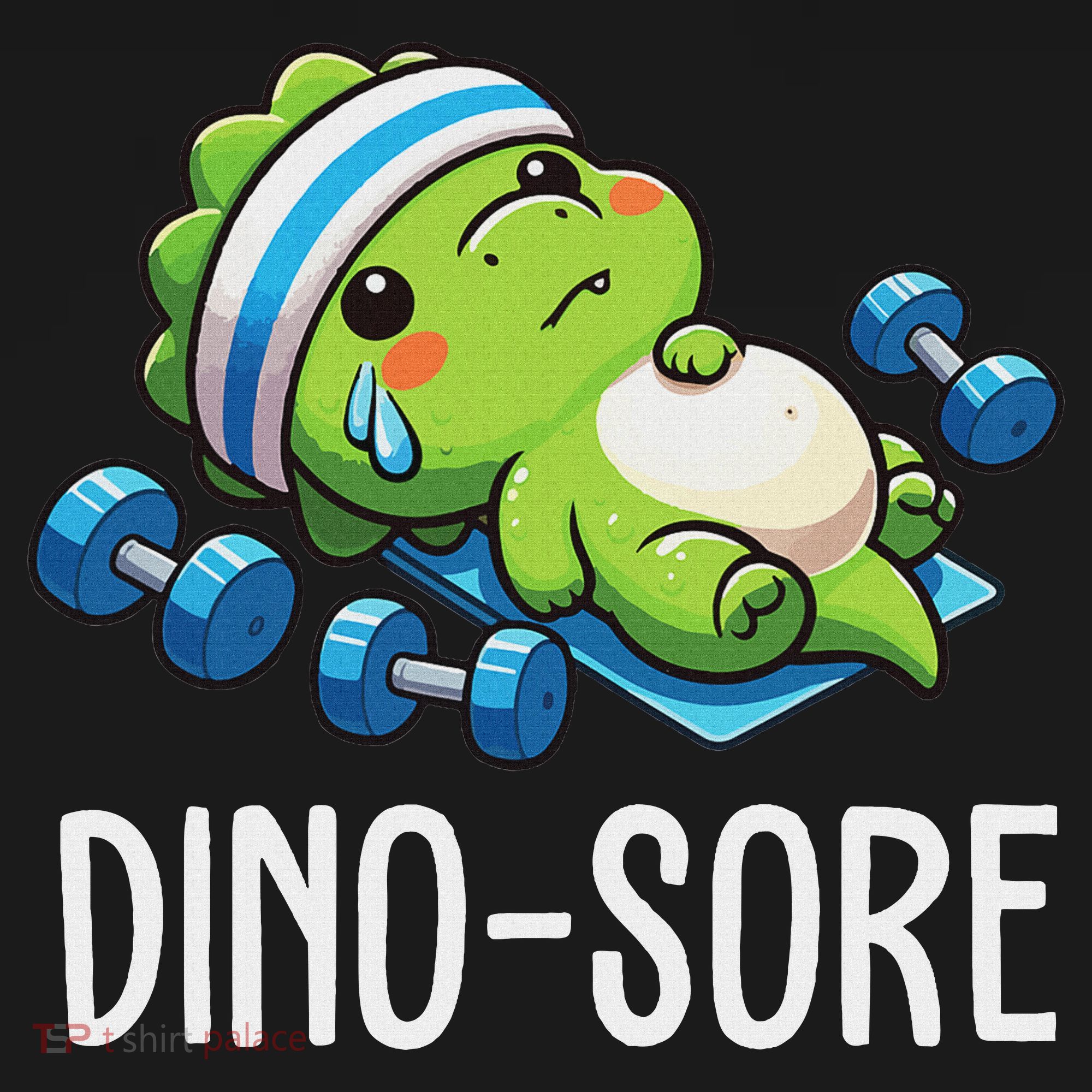 Funny Gym Workout Dinosaur Weight Lifting Gym Dino Sore Women's Hoodie